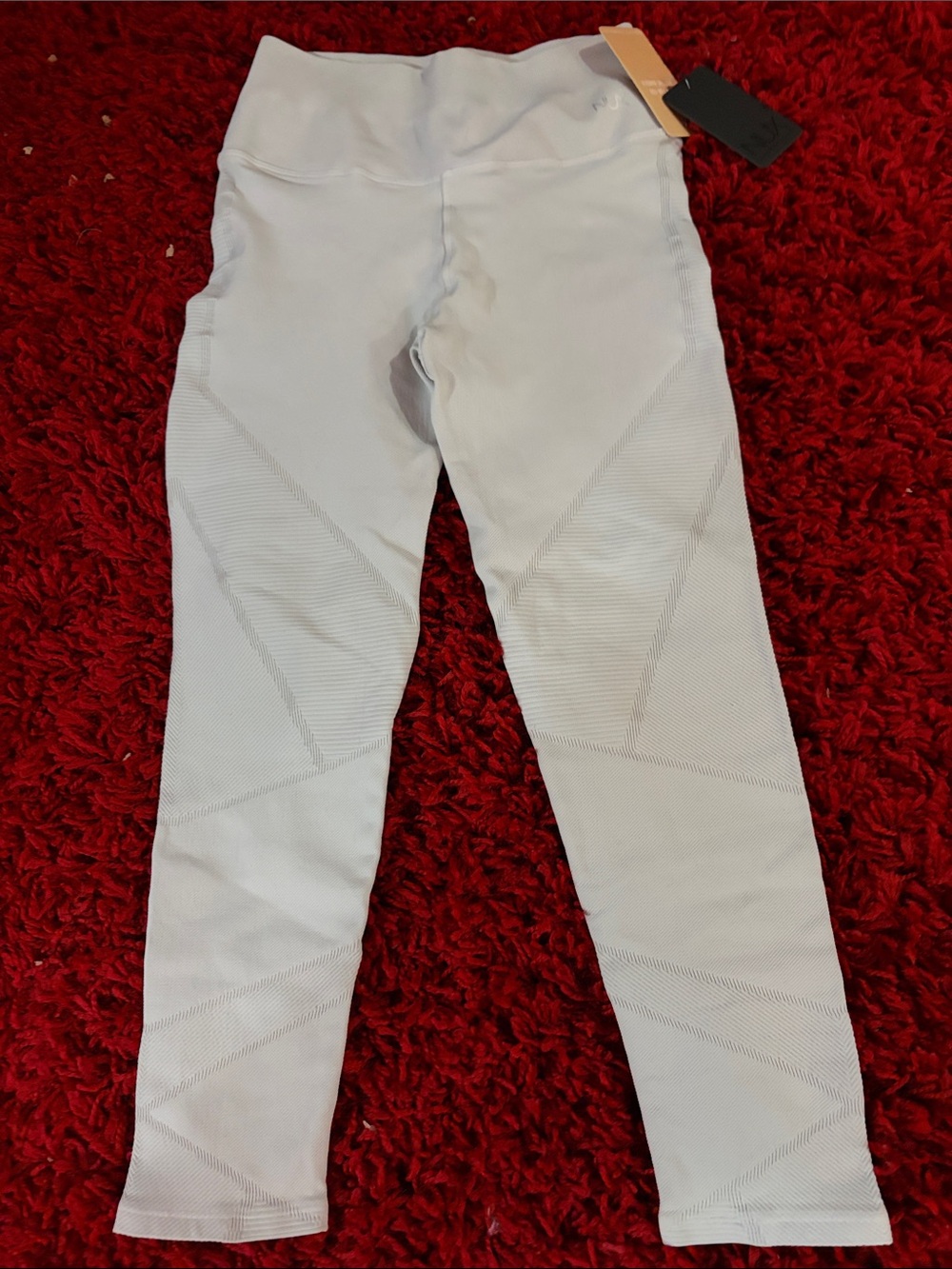 NUX Light Gray Kids Active Leggings